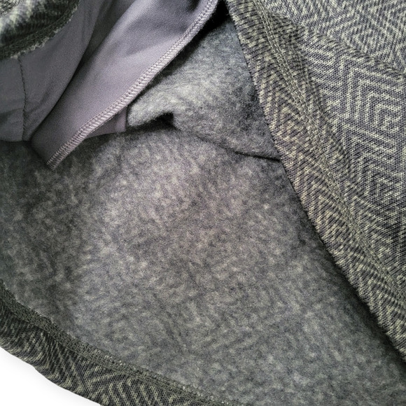 G.H Bass &Co Madawaska Fleece Forest Knight Chevron Green 1/4 Pullover Men Sz S - Picture 5 of 11